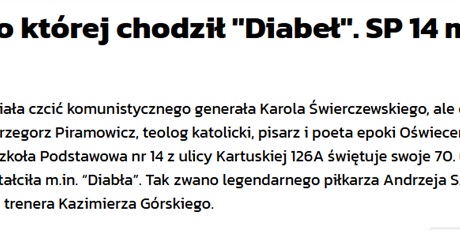 Media o historii naszej szkoły i jubileuszu 70-lecia