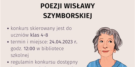 Szkolne Konkursy Recytatorskie - Wisława Szymborska i Aleksander Fredro